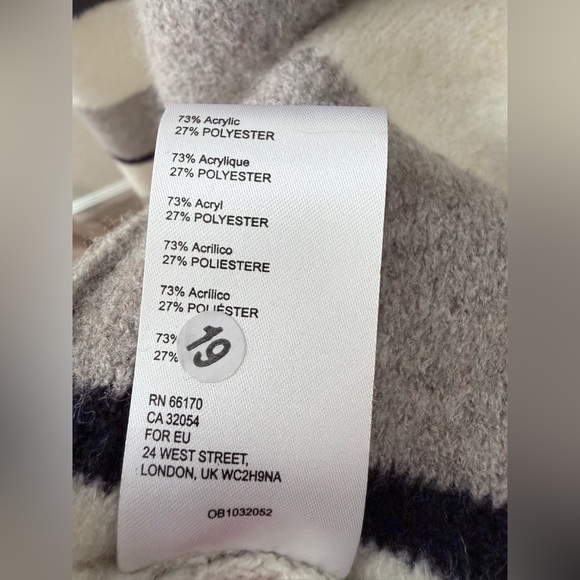 Anthropologie Pencey Longline Striped Sweater Vest - Picture 4 of 6